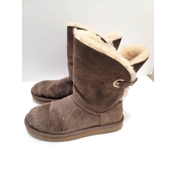 Koolaburra By UGG Women's Shearling Lined Suede Boots size 7 - Picture 4 of 14